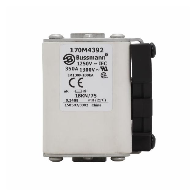 FUSE 350A 1250V 1BKN/75 AR CU Wkładka szybka 350A AC 1250V rozmiar 1 53x69x74 mm aR IEC UL 170M4392