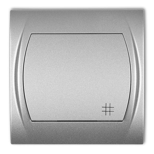 LOGO Łącznik krzyżowy podświetlany srebrny metalik 7LWP-6L KARLIK