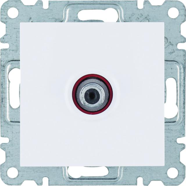 lumina Gniazdo pojedyncze SAT dla instalacji indywidualnych biały WL3230 HAGER