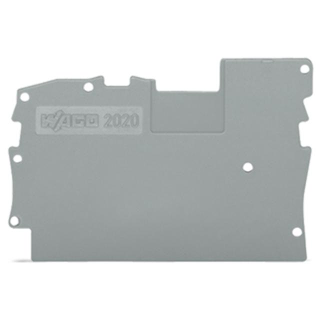 ścianka końcowa szara