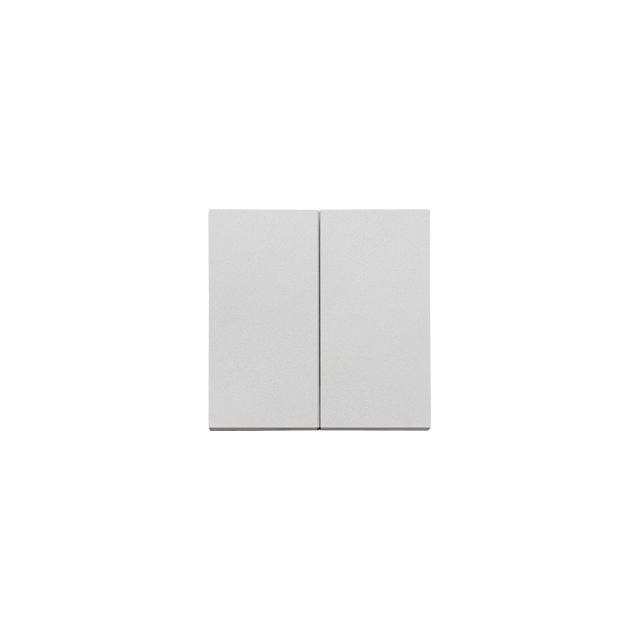 Simon 55 Klawisz podwójny do: SW5M SP2M Aluminium mat TKW5/143 KONTAKT