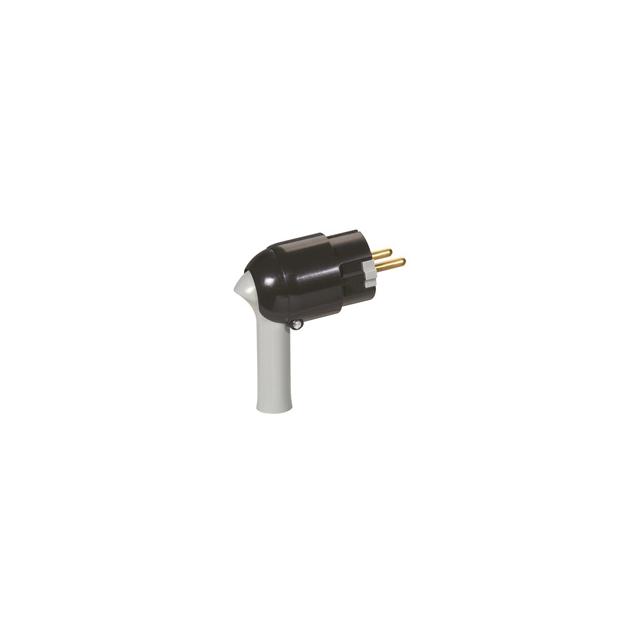 Wtyczka 2P+Z 16A Plastikowa Czarna Z Dźwignią Helmo 050176 LEGRAND