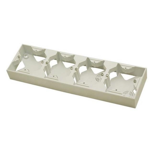 ARIA Puszka instalacyjna poczwórna - kolor ecru