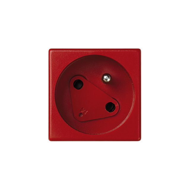 Simon Connect Gniazdo K45 DATA z kluczem z uziemieniem 16A/230V szybkozłączki czerwony KS22/6 KONTAKT