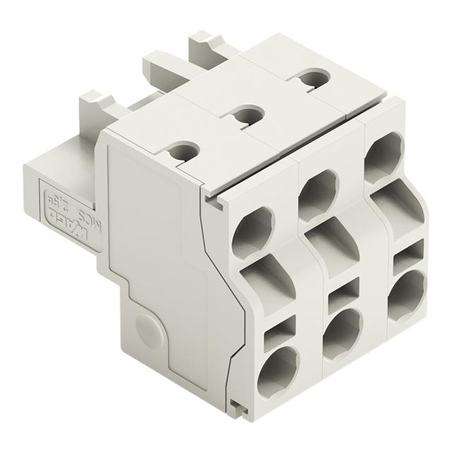 Gniazdo MCS‑MIDI Classic 3‑biegunowe jasnoszare raster 7,5mm 721‑2203/026‑000 /100szt./ WAGO