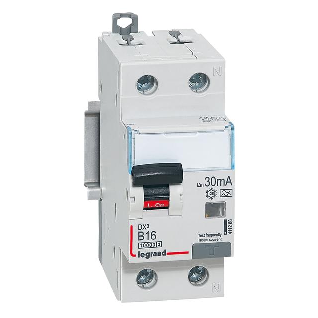 WYŁĄCZNIK RÓŻNICOWONADPRĄDOWY P 312 2P B 16A 30MA TYP A 10KA SERII DX3, Legrand