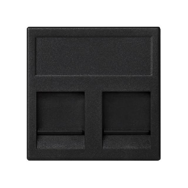 "Simon Connect Płytka K45 2x RJ z osłoną