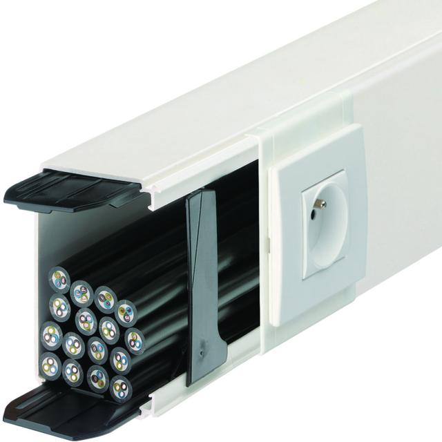 tehalit.LFF Kanał z łącznikami, 40x90mm, biały