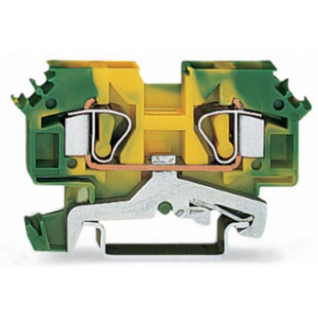 złączka PE 2-przewodowa 6 mm2 żółto-zielona