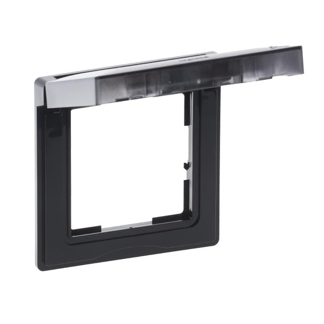 Suno Ramka Pojedyncza Szczelna IP44 Czarny 721444 LEGRAND