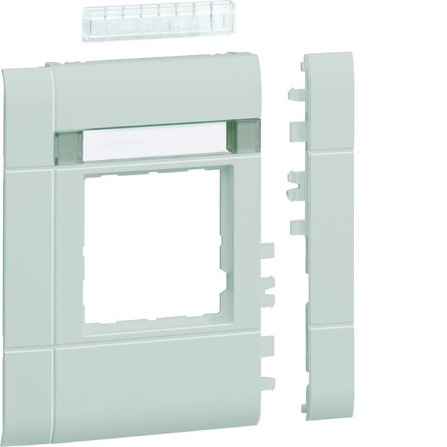 tehalit.WA Maskownica 120mm 1-kr 50x50mm pole opis. PC-ABS bezhalog. jasnoszary