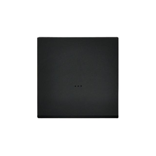 Klawisz łącznika bezprzewodowego dwukanałowego - kolor czarny metalik