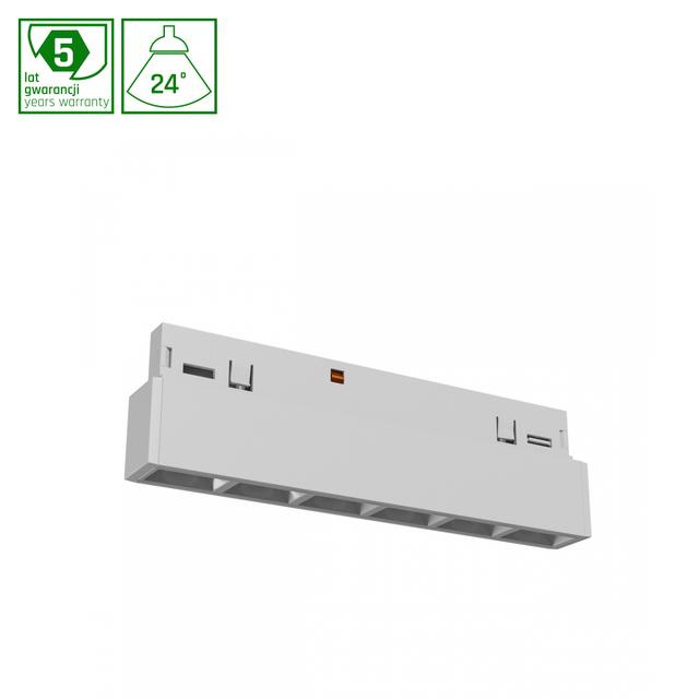 SYSTEM SHIFT NANO - GRID XS OPRAWA LINIOWA 100X12X30MM 6W 24ST BIAŁY 5 LAT GW.