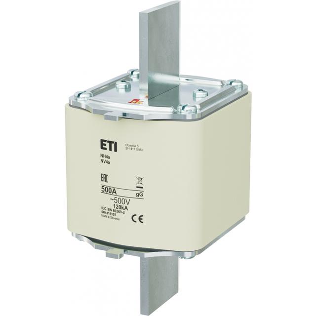 WT-4a/gG 500A - Wkładka topikowa przemysłowa zwłoczna