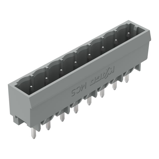 MCS-MIDI Classic wtyk 8-bieg. szary raster 5 mm /100szt./ WAGO