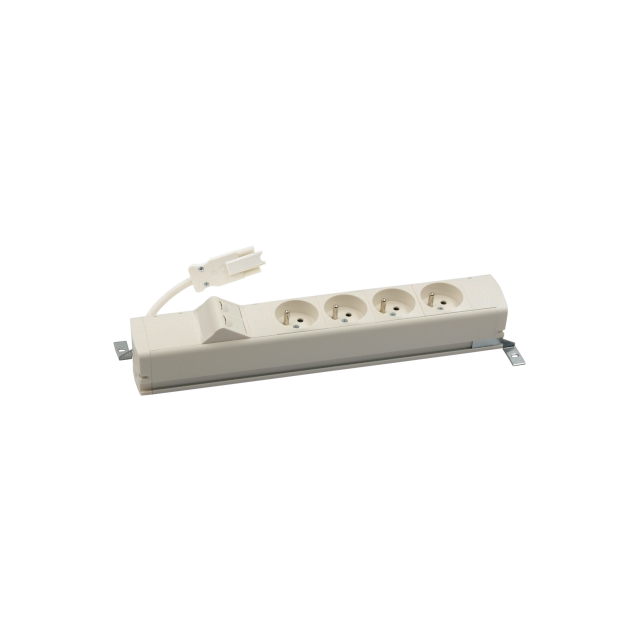 Simon 480 TS48-110E400K0-33 Listwa standardowa 4 gn. typ E i płytka 2xRJ45 keystone złącze w układz 48110E400K00000-33 KONTAKT
