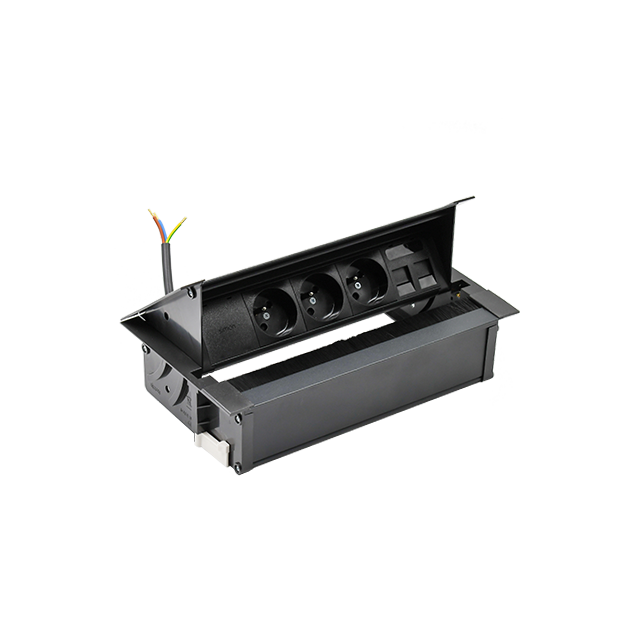 SIMON 480 TS48-710E300K0-44 Cover 3 gn. typ E i płytka dla 2 złączy RJ45 keystone; złącze w układzie