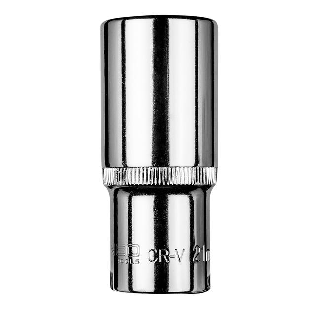 Nasadka sześciokątna 3/8" długa, 21 mm