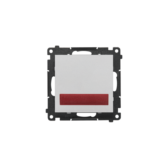 Simon 55 Sygnalizator świetlny LED – światło czerwone 230V Aluminium mat TESS2.01/143 KONTAKT