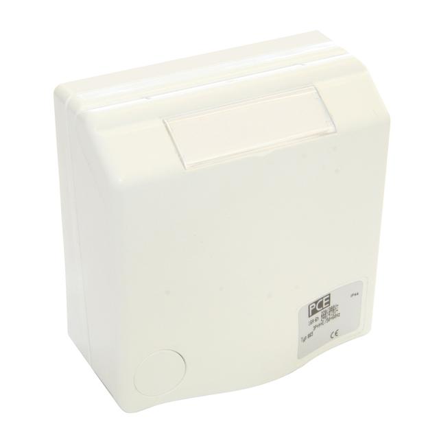 GNIAZDO ZABUDOWANE SERIA DESIGN IP44 gniazdo tablicowe w układzie domowym 16A 2P+Z 230V 843108v PCE