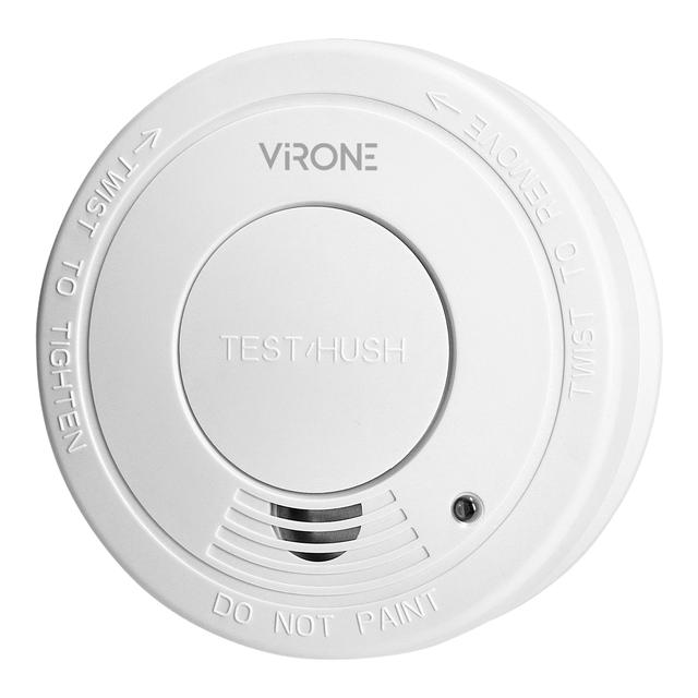 Bateryjny czujnik dymu, 1x9V DC