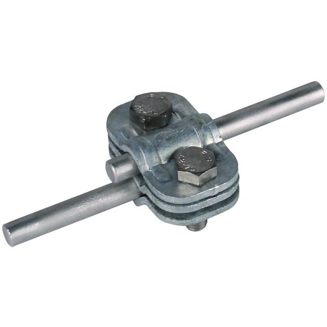 Zacisk probierczy z przekładką, drut 7-10/7-10 mm, St/tZn