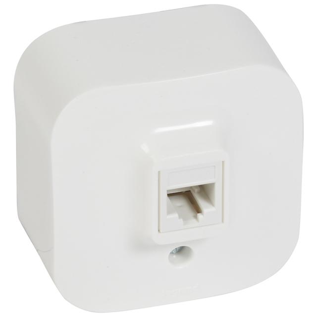 Forix IP20 Gniazdo 1Xrj11 Białe 782414 LEGRAND