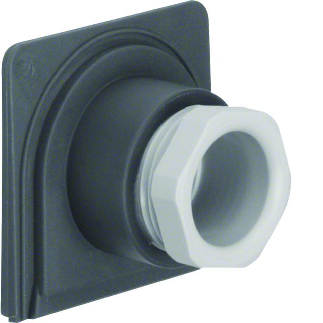 BERKER W.1 Membrana 1 wyjście na rurę średnica M20x1,5 szary 18163515 HAGER