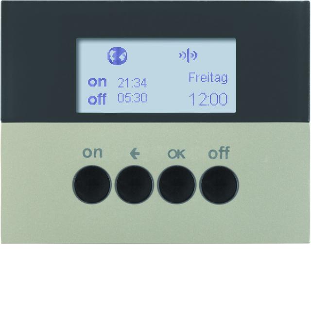 BERKER K.5 KNX RF quicklink łącznik czasowy stal szlachetna lakierowana 85745273 HAGER