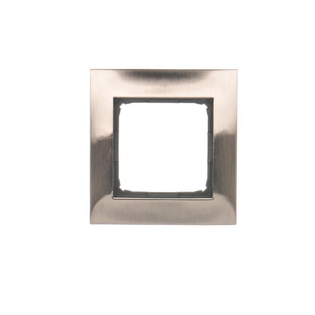 Simon 54 Premium Ramka 1-krotna PREMIUM IP20 / IP44 inox DR1/61 KONTAKT