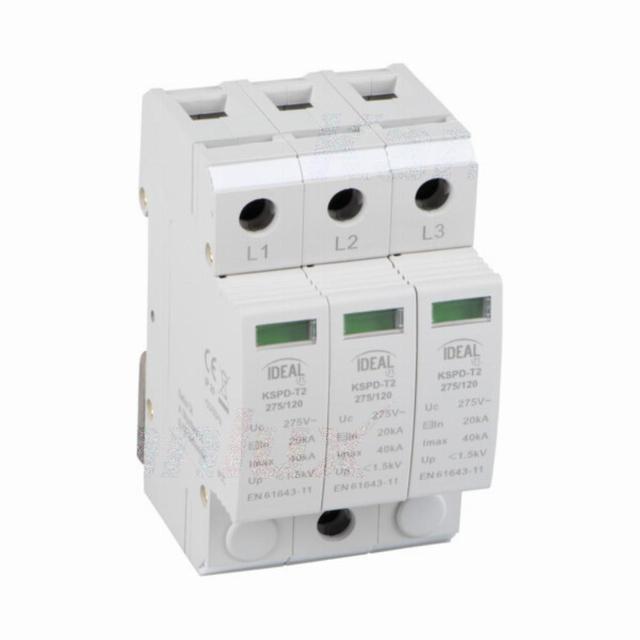 KSPD-T2 275/120 3P Ogranicznik przepięć IDEAL TS KSPD-T2 275/120 3P 36311 KANLUX