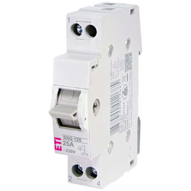Przełącznik trójpołożeniowy modułowy 25A 1P SSQ 125 002421414 ETI
