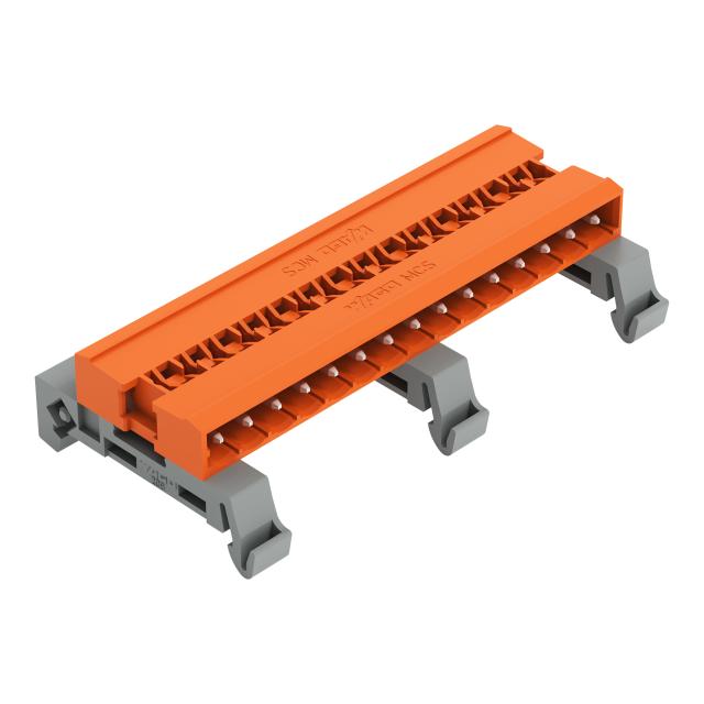 MCS-MIDI Classic wtyk dwustronny 15-bieg. pomarańczowy raster 5,08 mm /25szt./ WAGO