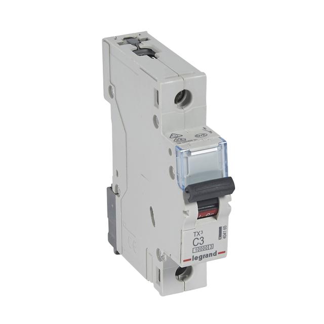 Wyłącznik Nadprądowy S 311 1P C3A 10000A TX3 404165 LEGRAND