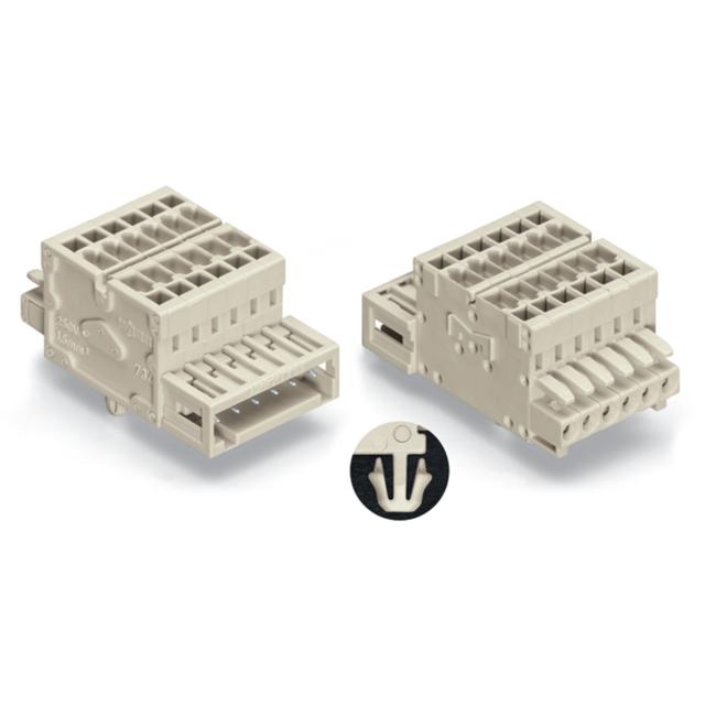 listwa zaciskowa kombi 2-przewodowa 5-bieg. raster 3,5 mm /50szt./ WAGO