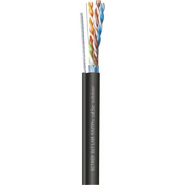 BiTLAN F/UTPfs 4x2x24AWG (0,5) cat. 5e outdoor 200MHz Kabel do sieci teleinformatycznych, ekranowany, zewnętrzny, żelowany, samonośny TI0047 BITNER