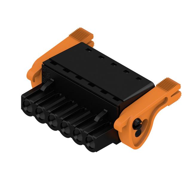BLF 5.08HC/06/180LR SN BK BX Wtyk PCB (złącze wiązki), 5.08 mm, Liczba biegunów: 6, PUSH IN, Złącze sprężynowe /42szt./ 1014160000 WEIDMÜLLER