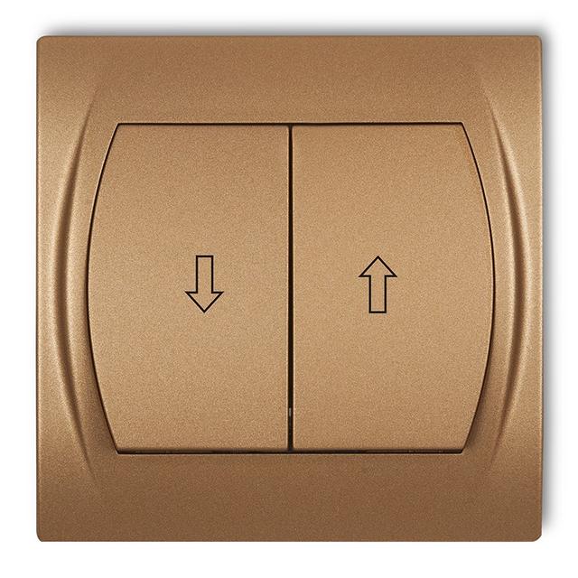 LOGO Łącznik żaluzjowy złoty metalik 8LWP-8 KARLIK