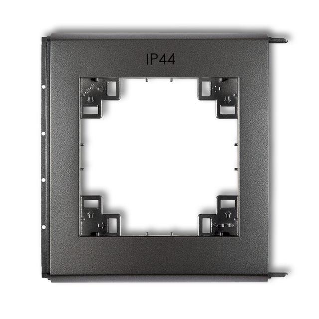 FLEXI Ramka zewnętrzna do łączników IP44 grafitowa