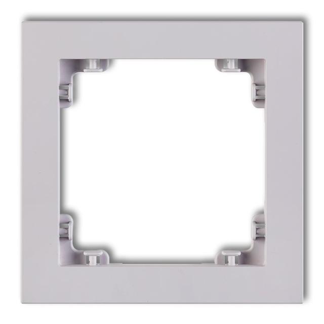 DECO Ramka pojedyncza z tworzywa DECO Pastel Matt liliowa 41DR-1 KARLIK