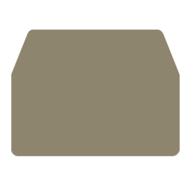 WAP WDU1.5/R3.5 Płytka końcowa (styki), 24.5 mm x 1.5 mm, Ciemnobeżowy /20szt./ 1754190000 WEIDMÜLLER