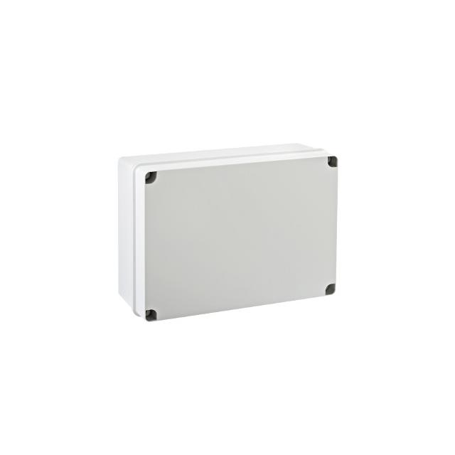 PUSZKA SERII „LIGHT” PUSZKA INSTALACYJNA LIGHT POKRYWA PEŁNA, GŁADKA 328x239x129 (12xM40) IP66/67 EL-322 PCE