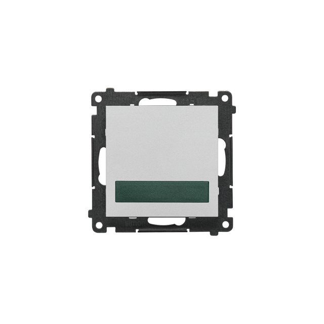Simon 55 Sygnalizator świetlny LED – światło zielone 230V Aluminium mat TESS3.01/143 KONTAKT