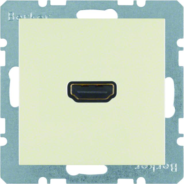 BERKER B.Kwadrat/S.1 Gniazdo HDMI krem 3315428982 HAGER