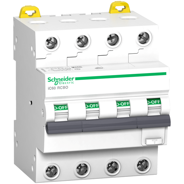 Wyłącznik różnicowonadprądowy Acti9 iC60RCBO-4-C25-30-A 6kA 3P+N C25A 30mA Typ A A9D67425 Schneider