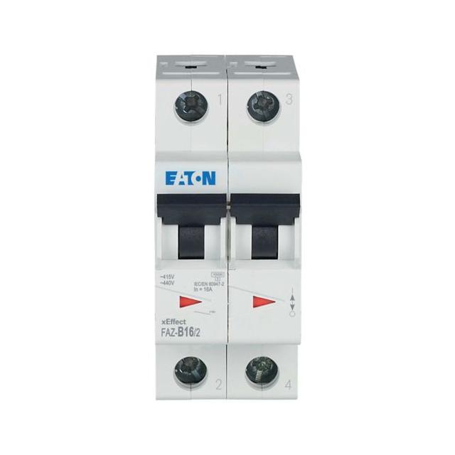 FAZ-B16/2 Wyłącznik nadprądowy 15kA B16A 2P 278734 EATON