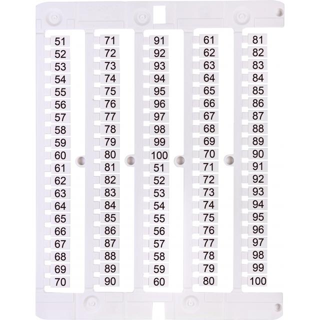 Oznacznik 51 do 100 (100 szt.) ES-NU0851051 003903078 ETI