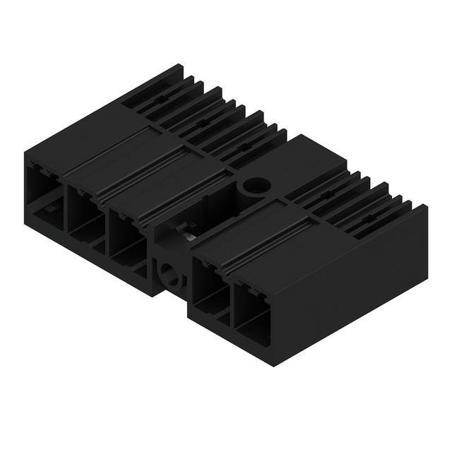 SV 7.62HP/05/90MSF4 3.5SN BK BX Wtyki PCB (złącza płyty), 7.62 mm, Liczba biegunów: 5, kąt odejścia: 90° /36szt./ 1048710000 WEIDMÜLLER