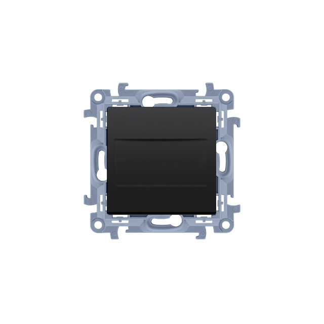 Simon 10 Zaślepka czarny mat