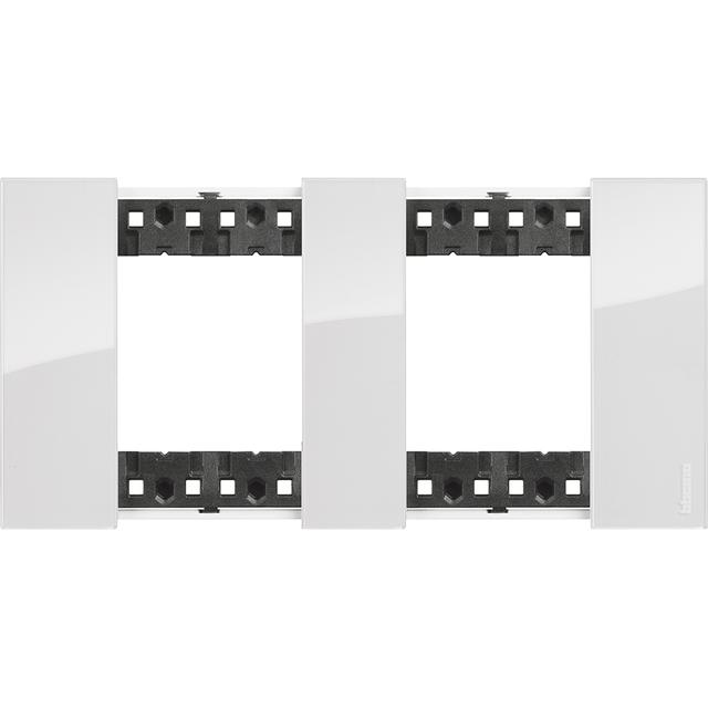 Living Now - Ramka 2x2 Moduły - Ice Bticino KA4802M2DW LEGRAND